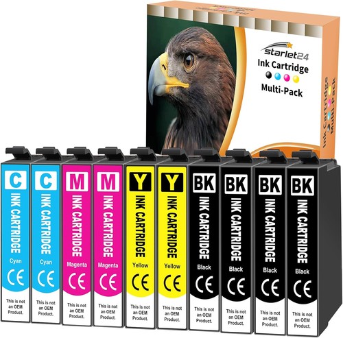 10x 604xl druckerpatronen für - 10x,