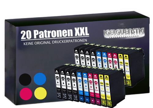 20x druckerpatronen kompatibel - 20x,